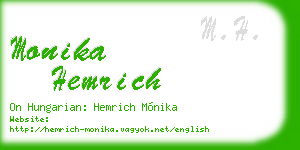 monika hemrich business card